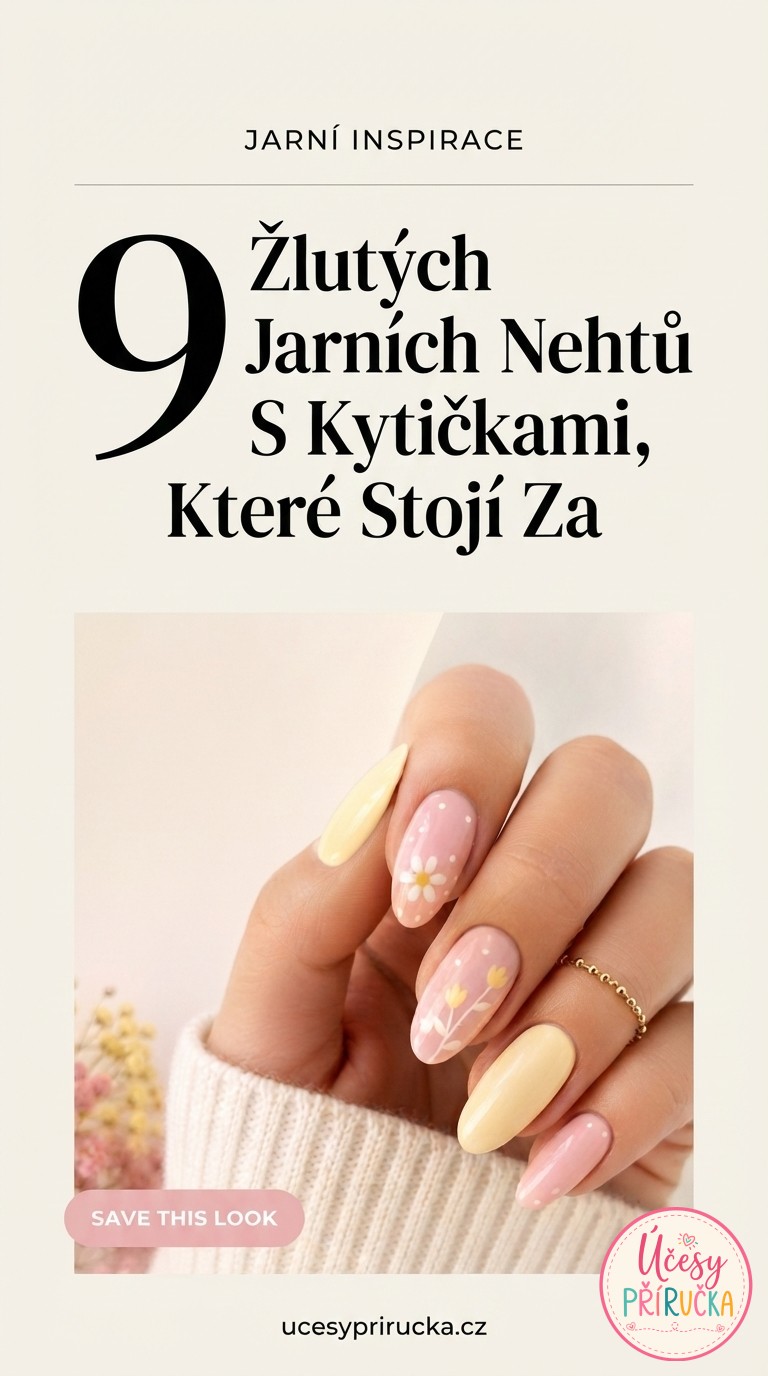 9 Žlutých Jarních Nehtů S Kytičkami, Které Stojí Za