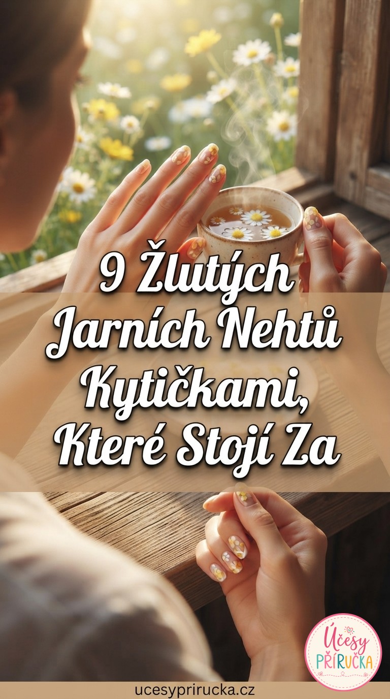 9 Žlutých Jarních Nehtů S Kytičkami, Které Stojí Za