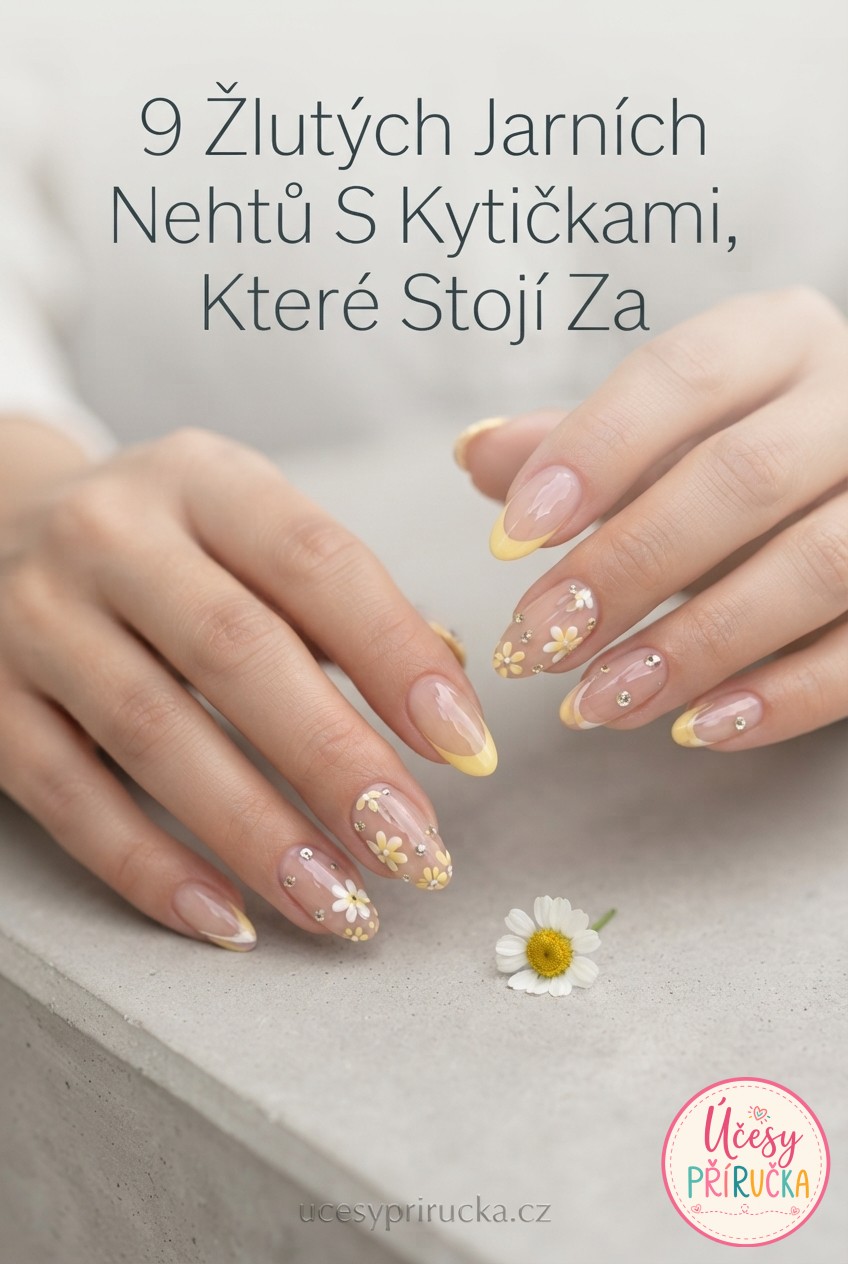 9 Žlutých Jarních Nehtů S Kytičkami, Které Stojí Za