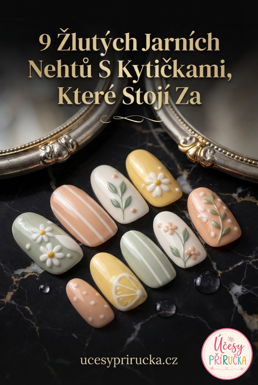 9 Žlutých Jarních Nehtů S Kytičkami, Které Stojí Za
