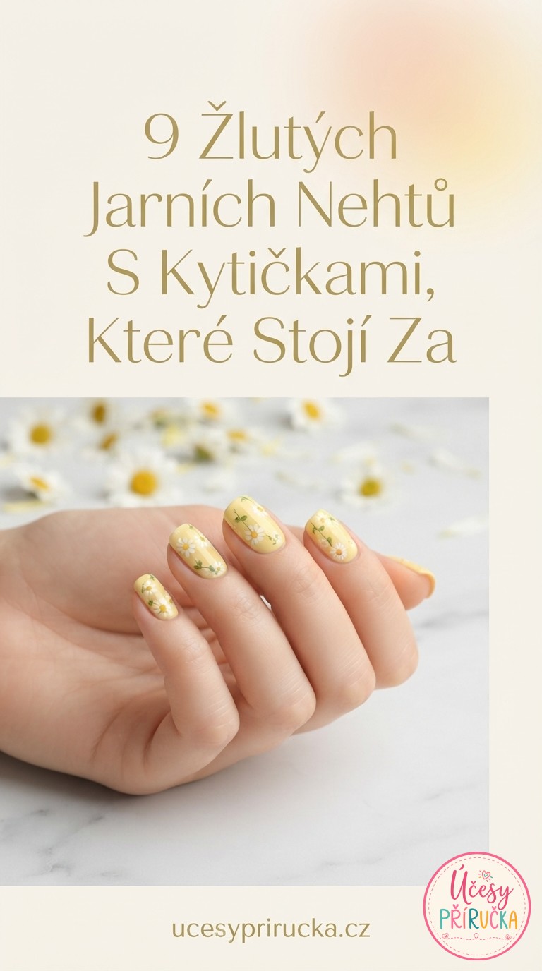 9 Žlutých Jarních Nehtů S Kytičkami, Které Stojí Za