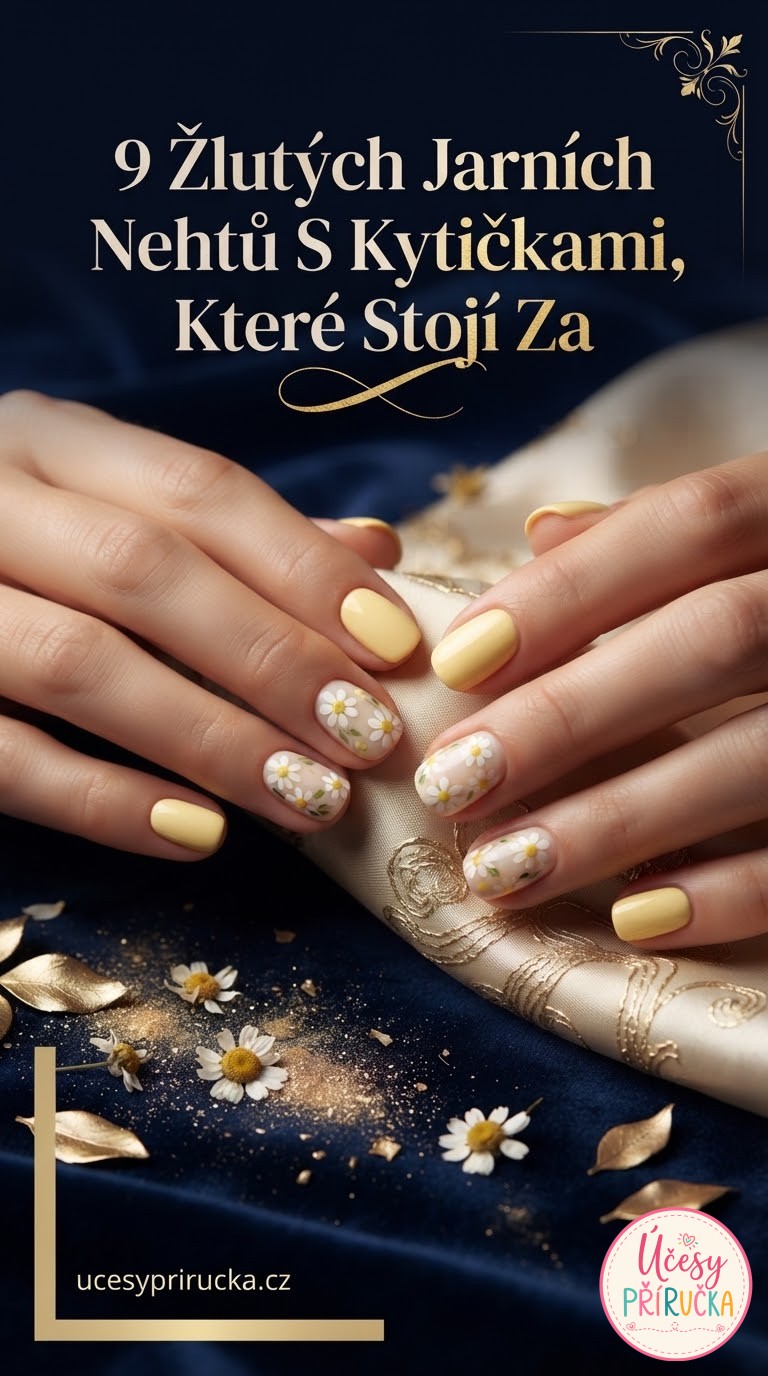 9 Žlutých Jarních Nehtů S Kytičkami, Které Stojí Za